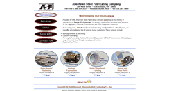 Desktop Screenshot of allentown-steel-fabricating.com